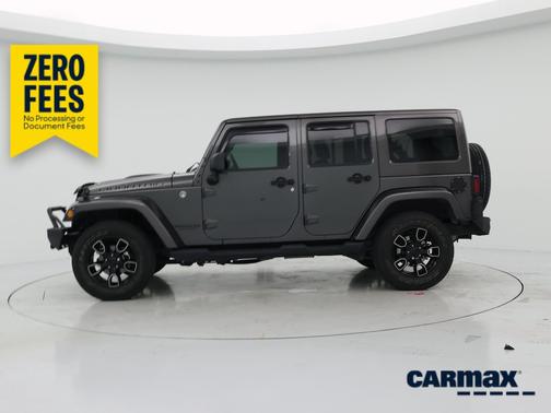 Gray 2017 Jeep Wrangler Unlimited Smoky Mountain