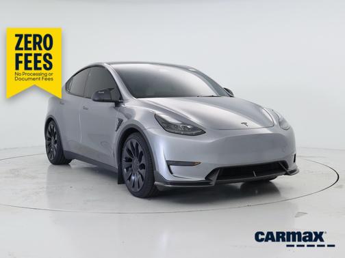 Silver 2024 Tesla Model Y Performance