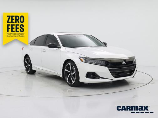 White 2022 Honda Accord Sport