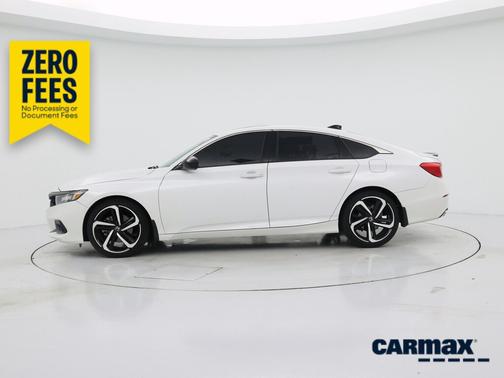 White 2022 Honda Accord Sport