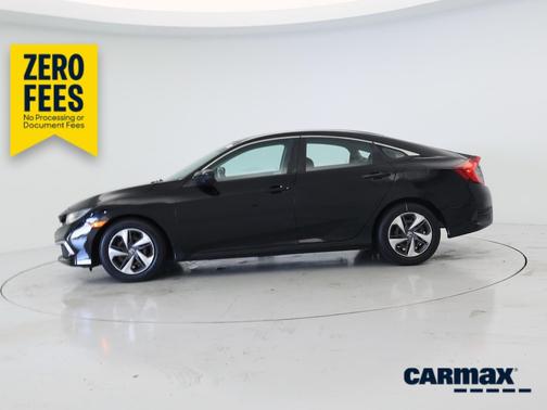 Black 2020 Honda Civic LX