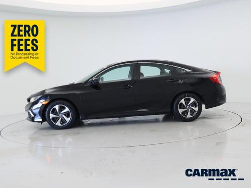 Black 2020 Honda Civic LX
