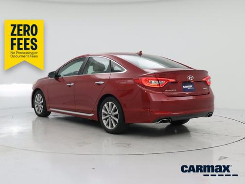 Red 2017 Hyundai SONATA Limited