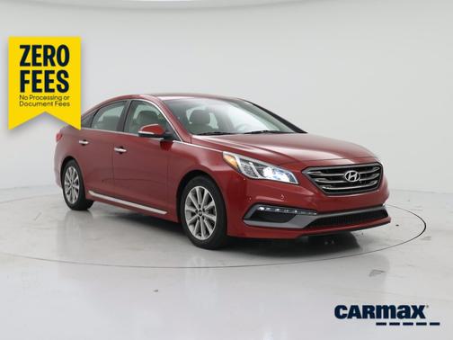 Red 2017 Hyundai SONATA Limited