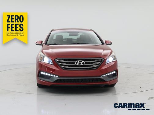 Red 2017 Hyundai SONATA Limited