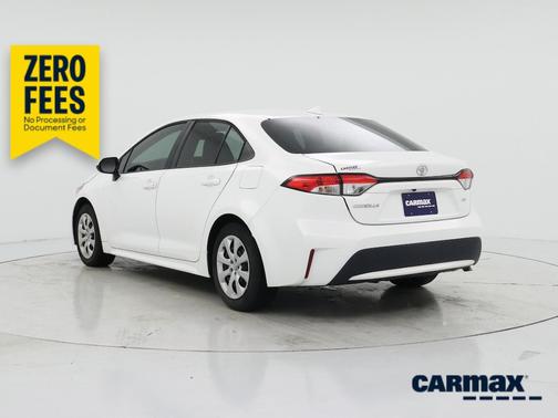 White 2022 Toyota Corolla LE