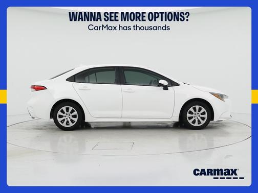 White 2022 Toyota Corolla LE