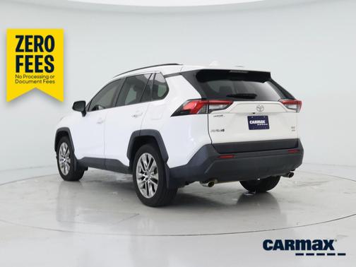 White 2020 Toyota RAV4 XLE Premium