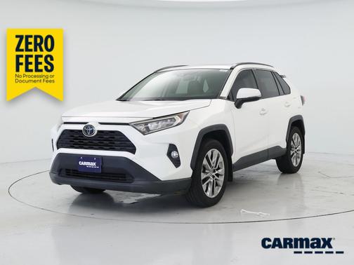 White 2020 Toyota RAV4 XLE Premium