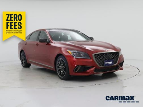 Red 2019 Genesis G80 Sport