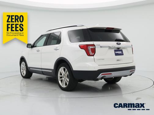 White 2017 Ford Explorer Limited