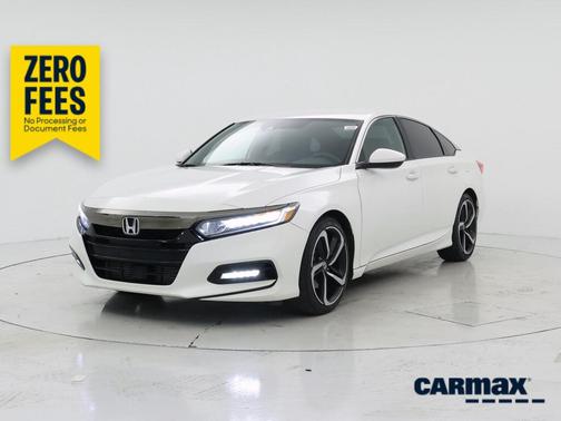 White 2019 Honda Accord Sport