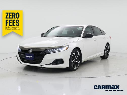 White 2022 Honda Accord Sport