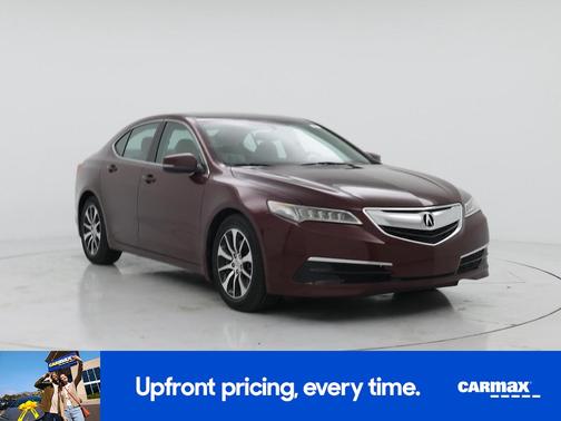 Burgundy 2015 Acura TLX