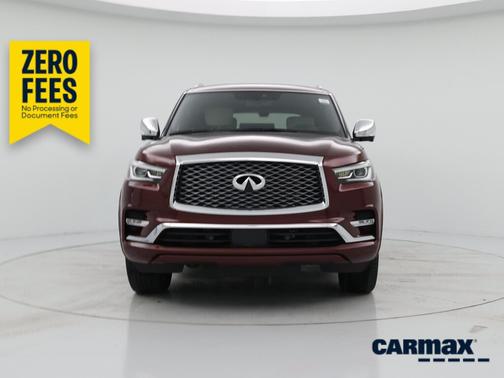 Red 2022 INFINITI QX80 Sensory