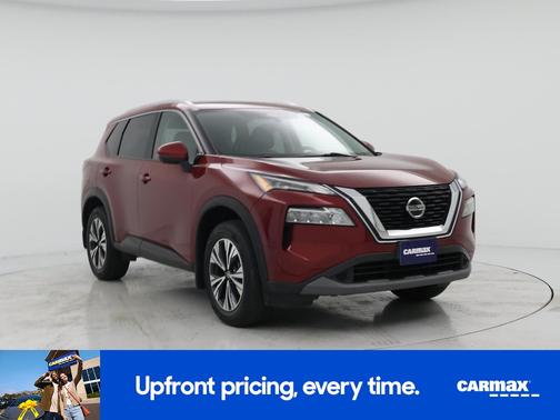 Red 2021 Nissan Rogue SV