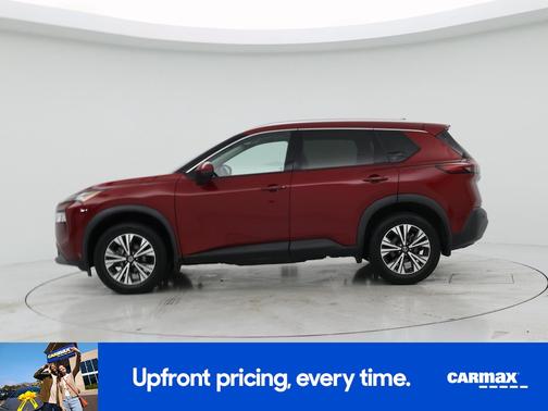Red 2021 Nissan Rogue SV