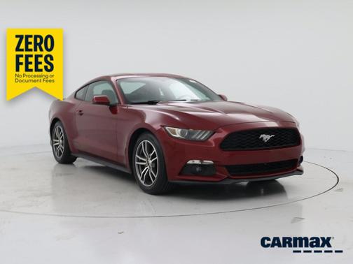Red 2015 Ford Mustang Ecoboost Premium