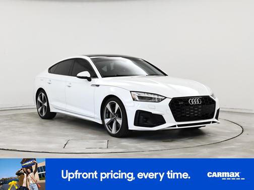 White 2021 Audi A5 Sportback S-Line Prestige
