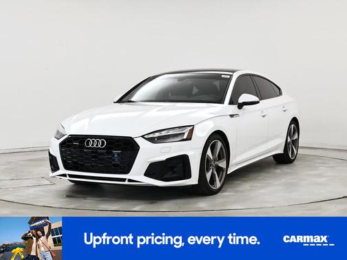 White 2021 Audi A5 Sportback S-Line Prestige