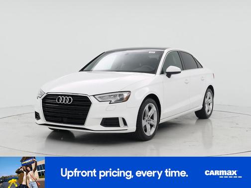White 2019 Audi A3 Premium