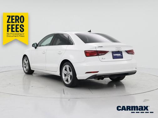 White 2019 Audi A3 Premium
