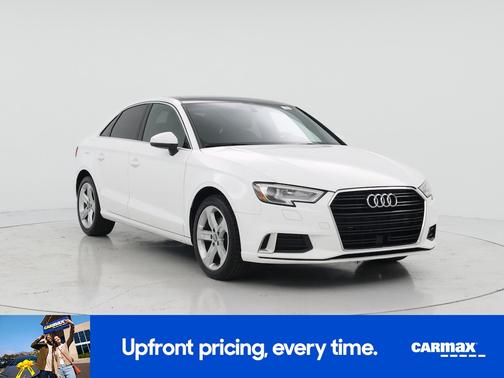 White 2019 Audi A3 Premium