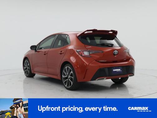 Orange 2019 Toyota Corolla Hatchback XSE
