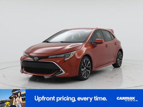 Orange 2019 Toyota Corolla Hatchback XSE