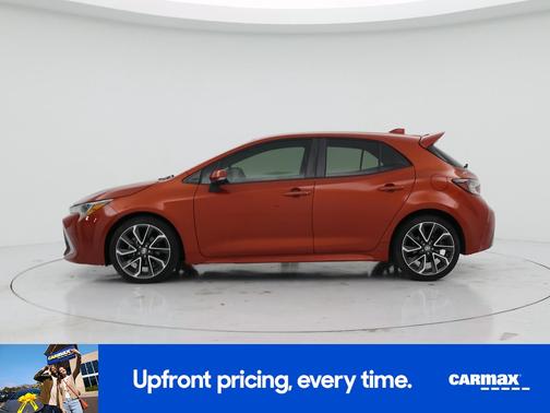 Orange 2019 Toyota Corolla Hatchback XSE