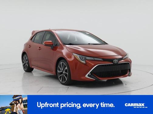 Orange 2019 Toyota Corolla Hatchback XSE
