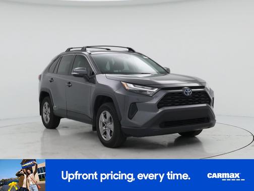 Gray 2022 Toyota RAV4 Hybrid XLE