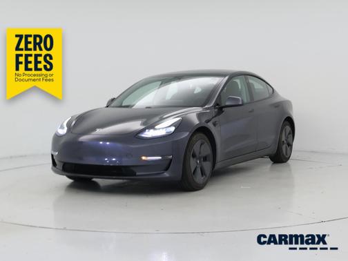 Gray 2021 Tesla Model 3 Long Range