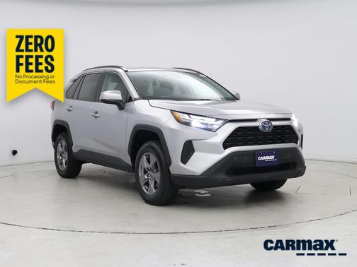 Silver 2024 Toyota RAV4 Hybrid XLE
