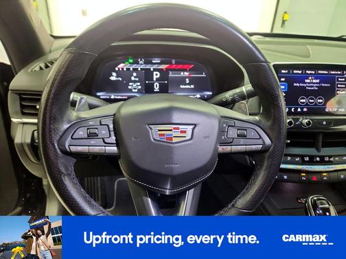 Black 2021 Cadillac CT4 V