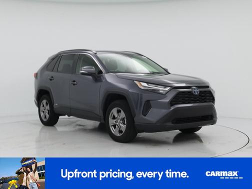 Gray 2022 Toyota RAV4 Hybrid XLE