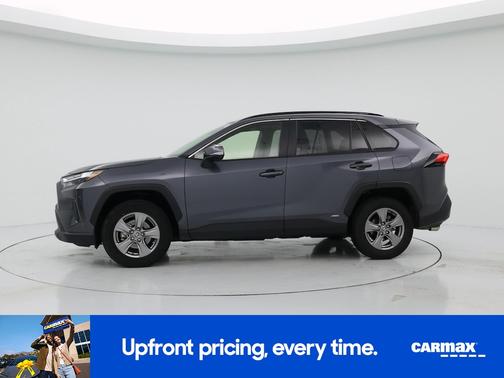 Gray 2022 Toyota RAV4 Hybrid XLE
