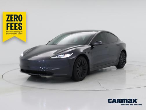 Gray 2025 Tesla Model 3 Long Range