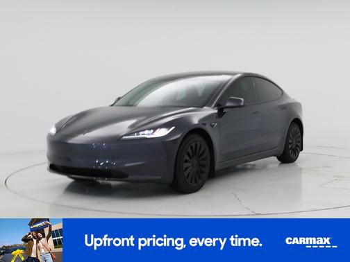 Gray 2025 Tesla Model 3 Long Range