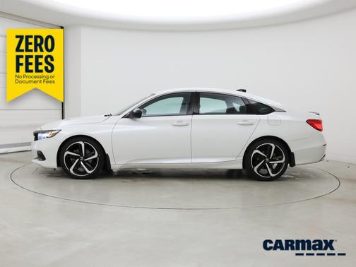 White 2021 Honda Accord Sport
