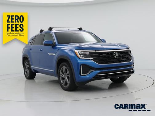 Blue 2024 Volkswagen Atlas Cross Sport SEL R-Line