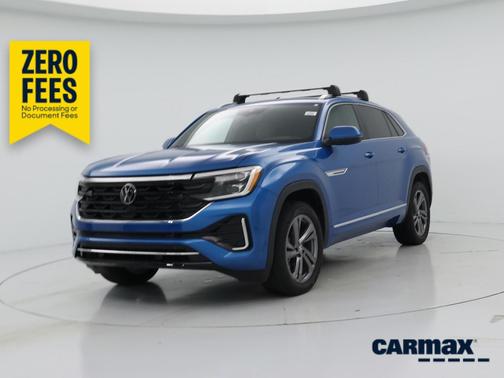 Blue 2024 Volkswagen Atlas Cross Sport SEL R-Line