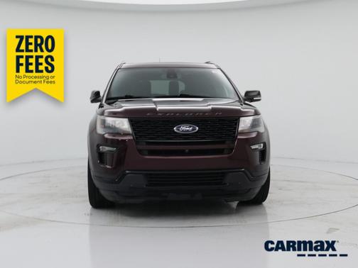 Burgundy 2019 Ford Explorer Sport