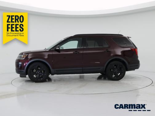 Burgundy 2019 Ford Explorer Sport