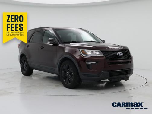 Burgundy 2019 Ford Explorer Sport
