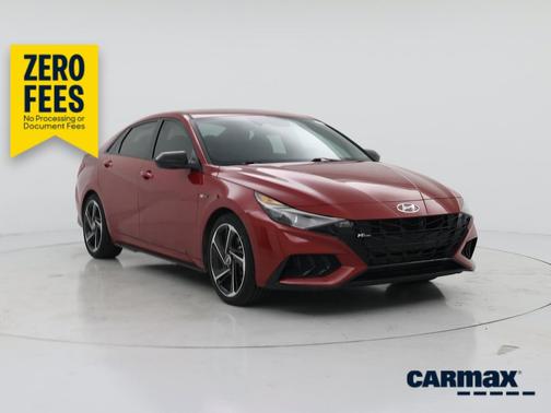 Red 2023 Hyundai ELANTRA N Line
