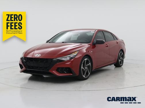 Red 2023 Hyundai ELANTRA N Line