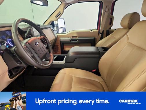 Red 2015 Ford F-250 Lariat