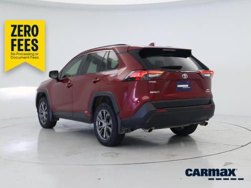 Burgundy 2022 Toyota RAV4 Hybrid XLE Premium