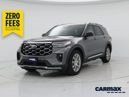 Gray 2026 Ford Explorer Platinum